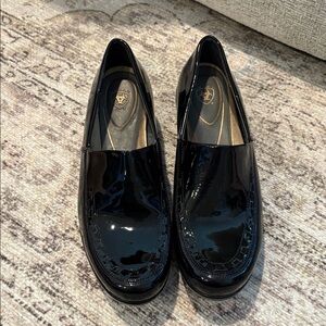 ARIAT black patent leather Arch clogs style 21165 Size 8.5 B